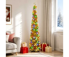 Iššokanti LED Kalėdų eglutė su žvaigžde viršūnėje 180 cm