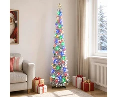 Iššokanti LED Kalėdų eglutė su žvaigžde viršūnėje 180 cm