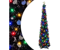 Iššokanti LED Kalėdų eglutė su žvaigžde viršūnėje 150 cm 50 LED