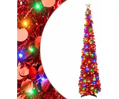 Iššokanti LED Kalėdų eglutė su žvaigžde viršūnėje 150 cm 50 LED