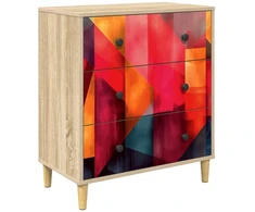 Ištraukalas spinta HEESCH Spalvų blokų raštas 66 x 36,5 x 75 cm
