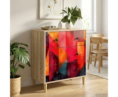Ištraukalas spinta HEESCH Spalvų blokų raštas 66 x 36,5 x 75 cm
