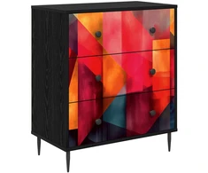 Ištraukalas spinta HEESCH Spalvų blokų raštas 66 x 36,5 x 76 cm