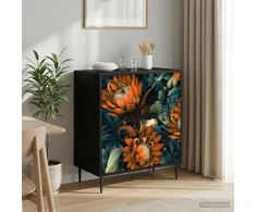 Ištraukalas spinta LOCHEM Oranžinė spauda 66 x 36,5 x 76 cm