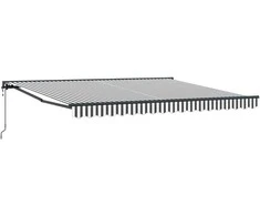Markizės rėmas Antracito ir baltos 400 × 300 cm