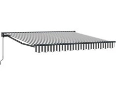 Markizės rėmas Antracito ir baltos 300 x 250 cm