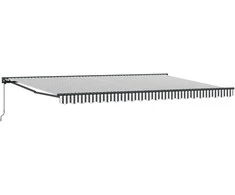 Markizės rėmas Antracito ir baltos 500 × 300 cm