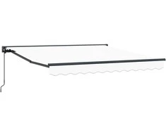 Markizės rėmas Baltas 350 x 250 cm Poliesteris su PU danga