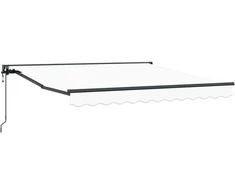 Markizės rėmas Baltas 350 x 250 cm Poliesteris su PU danga