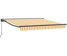 Markizės rėmas Geltona ir balta 300 x 250 cm