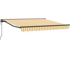 Markizės rėmas Geltona ir balta 300 x 250 cm