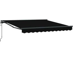 Markizės rėmas Juodas 350 x 250 cm Poliesteris su PU danga