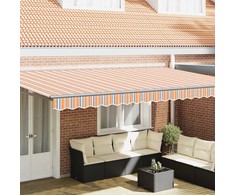 Markizės rėmas Mėlynas ir Oranžinis 500 × 300 cm