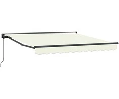 Markizės rėmas Kreminė 300 x 250 cm Poliesteris su PU danga