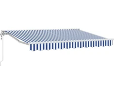 Markizės rėmas Mėlyna ir balta 250 x 200 cm