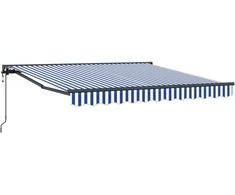 Markizės rėmas Mėlyna ir balta 300 x 250 cm