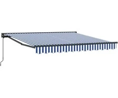 Markizės rėmas Mėlyna ir balta 350 x 250 cm