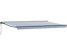 Markizės rėmas Mėlyna ir balta 500 × 300 cm