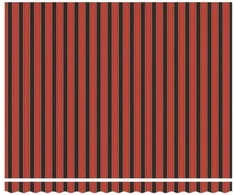 Ištraukiama markizė Oranžinis ir Juodas 400 × 300 cm