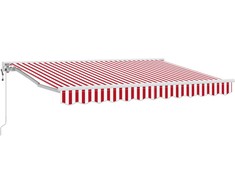 Markizės rėmas Raudona ir balta 250 x 200 cm