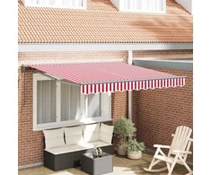 Markizės rėmas Raudona ir balta 300 x 250 cm