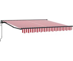 Markizės rėmas Raudona ir balta 350 x 250 cm