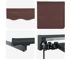Markizės rėmas Ruda 300 x 250 cm Poliesteris su PU danga