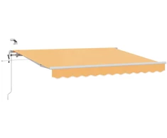Ištraukiama markizė Smėlio 450 × 300 cm Poliesteris ir Metalas