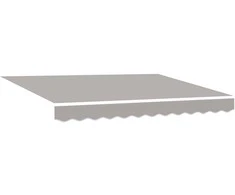 Ištraukiama markizė Šviesiai pilka 300 x 250 cm Poliesteris