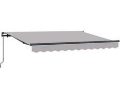 Ištraukiama markizė Šviesiai pilka 350 x 200 cm audinys