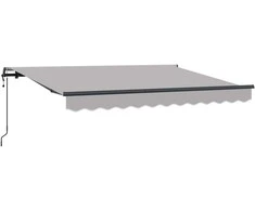 Ištraukiama markizė Šviesiai pilka 250 x 200 cm audinys