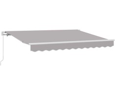 Ištraukiama markizė Šviesiai pilka 300 x 200 cm audinys