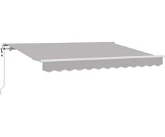 Ištraukiama markizė Šviesiai pilka 250 x 200 cm audinys
