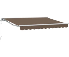 Ištraukiama markizė Taupe 3 x 2 m Poliesteris ir aliuminis