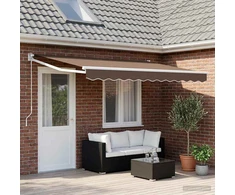 Ištraukiama markizė Taupe 4 x 2 m 100% Poliesteris ir Aliuminis