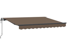 Ištraukiama markizė Taupe 450 × 300 cm Audinys ir aliuminis