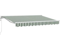 Markizės rėmas Žalia ir balta 350 x 200 cm