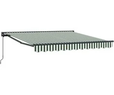 Markizės rėmas Žalia ir balta 350 x 250 cm