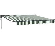 Markizės rėmas Žalia ir balta 350 x 250 cm