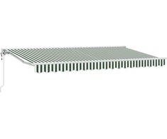 Markizės rėmas Žalia ir balta 400 x 200 cm