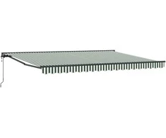 Markizės rėmas Žalia ir balta 450 × 300 cm