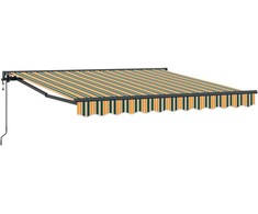 Markizės rėmas Žalia ir geltona 350 x 250 cm