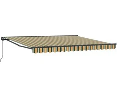 Markizės rėmas Žalia ir geltona 400 × 300 cm