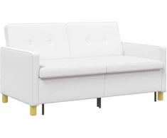 Ištraukiama sofa-lova Balta Audinys