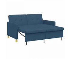 Ištraukiama sofa-lova Mėlyna Audinys