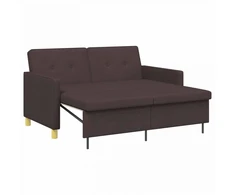 Ištraukiama sofa-lova Tamsiai rudas Audinys