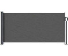 Ištraukiama šoninė užuolaida Antracito 300 x 100 cm Poliesteris
