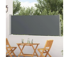 Ištraukiama šoninė užuolaida Antracito 500 x 100 cm Poliesteris