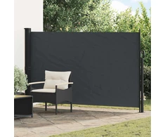 Ištraukiama šoninė užuolaida Juoda 300 x 170 cm Poliesteris