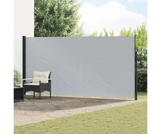 Ištraukiama šoninė užuolaida Pilka 300 x 200 cm Poliesteris